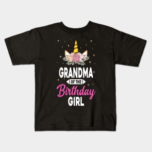 Grandma of birthday girl Kids T-Shirt